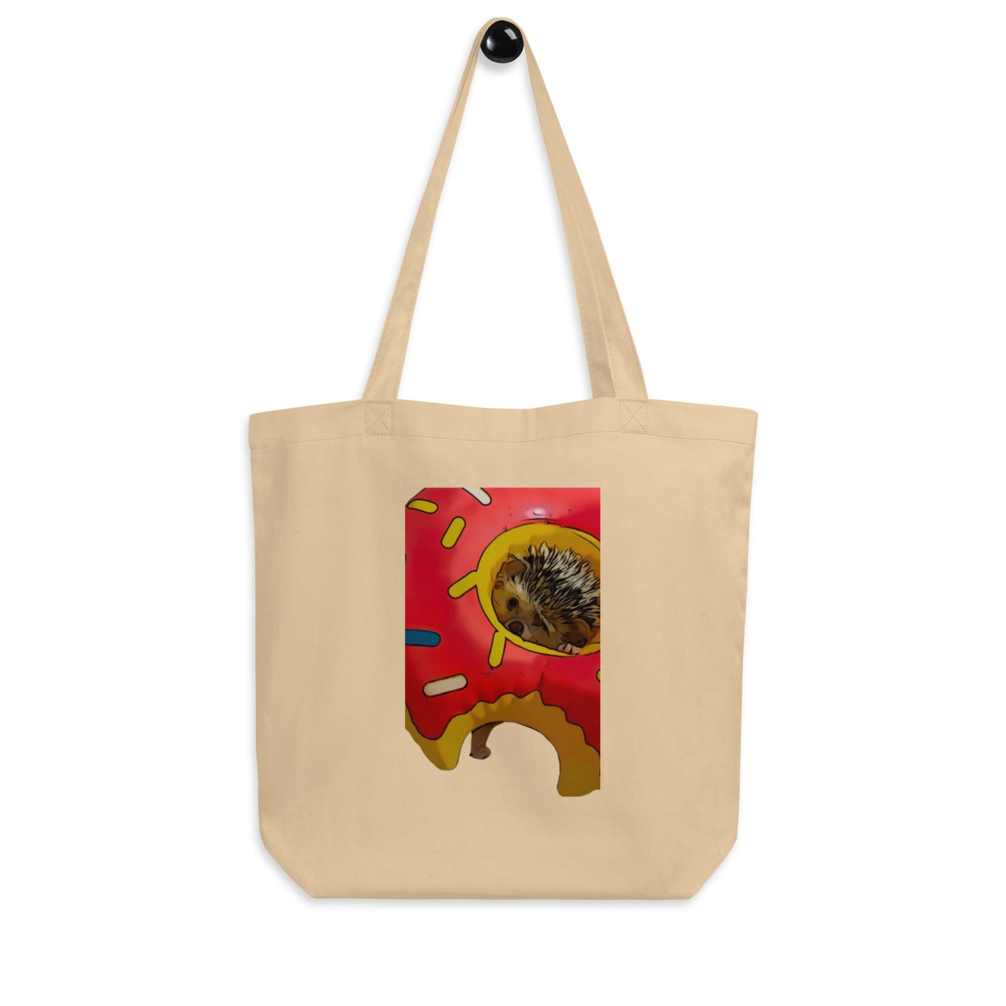 Hedgehog Donut Eco Tote Bag