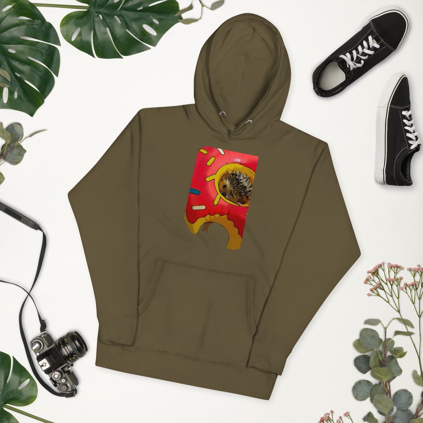 Hedgehog Donut Unisex Hoodie
