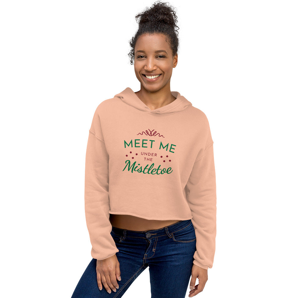Mistletoe Crop Hoodie