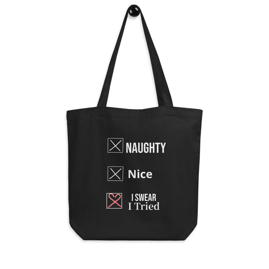 Naughty or Nice Eco Tote Bag