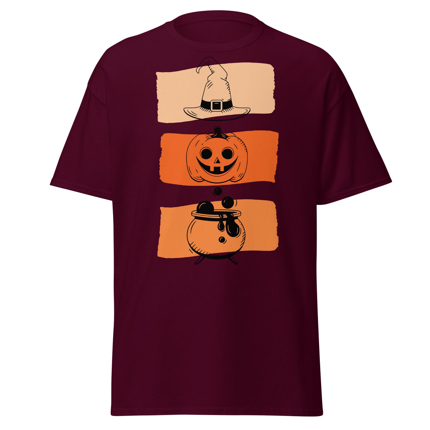 Triple Halloween Flag Men's classic tee