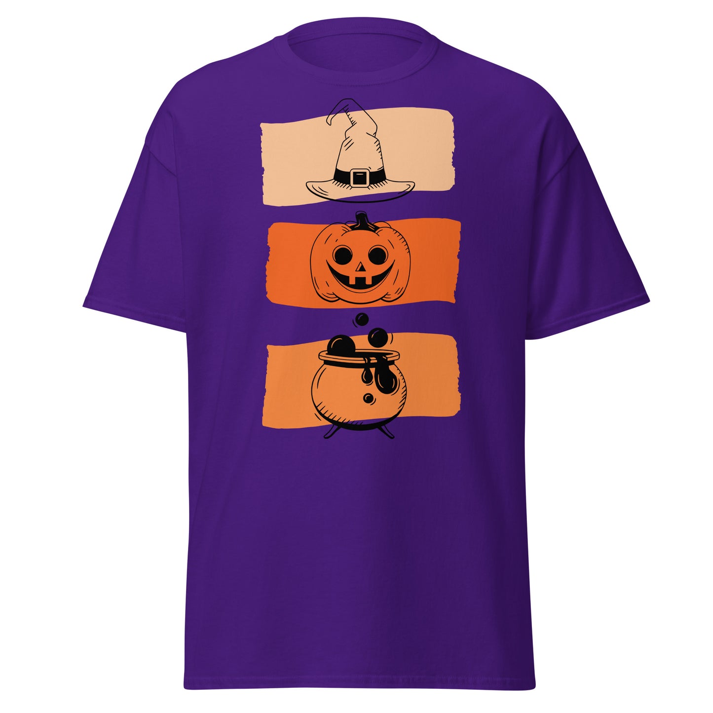 Triple Halloween Flag Men's classic tee