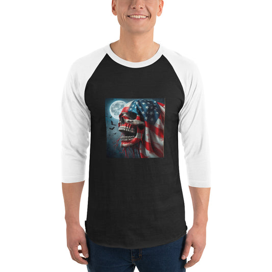 3/4 sleeve raglan shirt