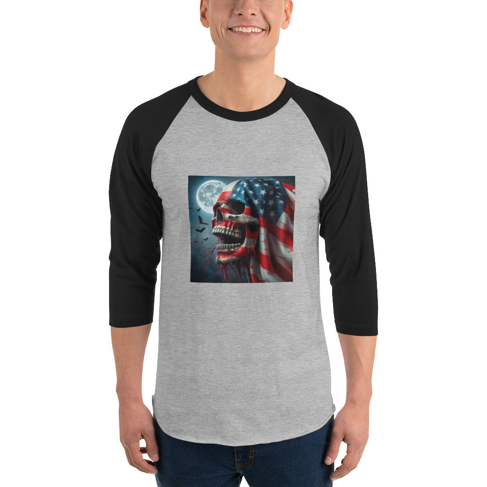 3/4 sleeve raglan shirt