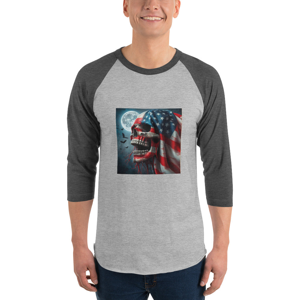 3/4 sleeve raglan shirt