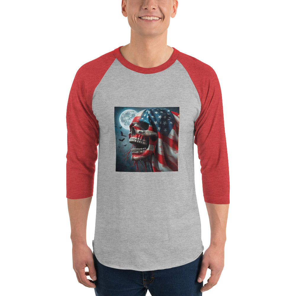 3/4 sleeve raglan shirt