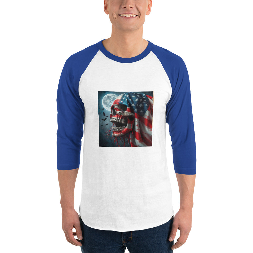 3/4 sleeve raglan shirt