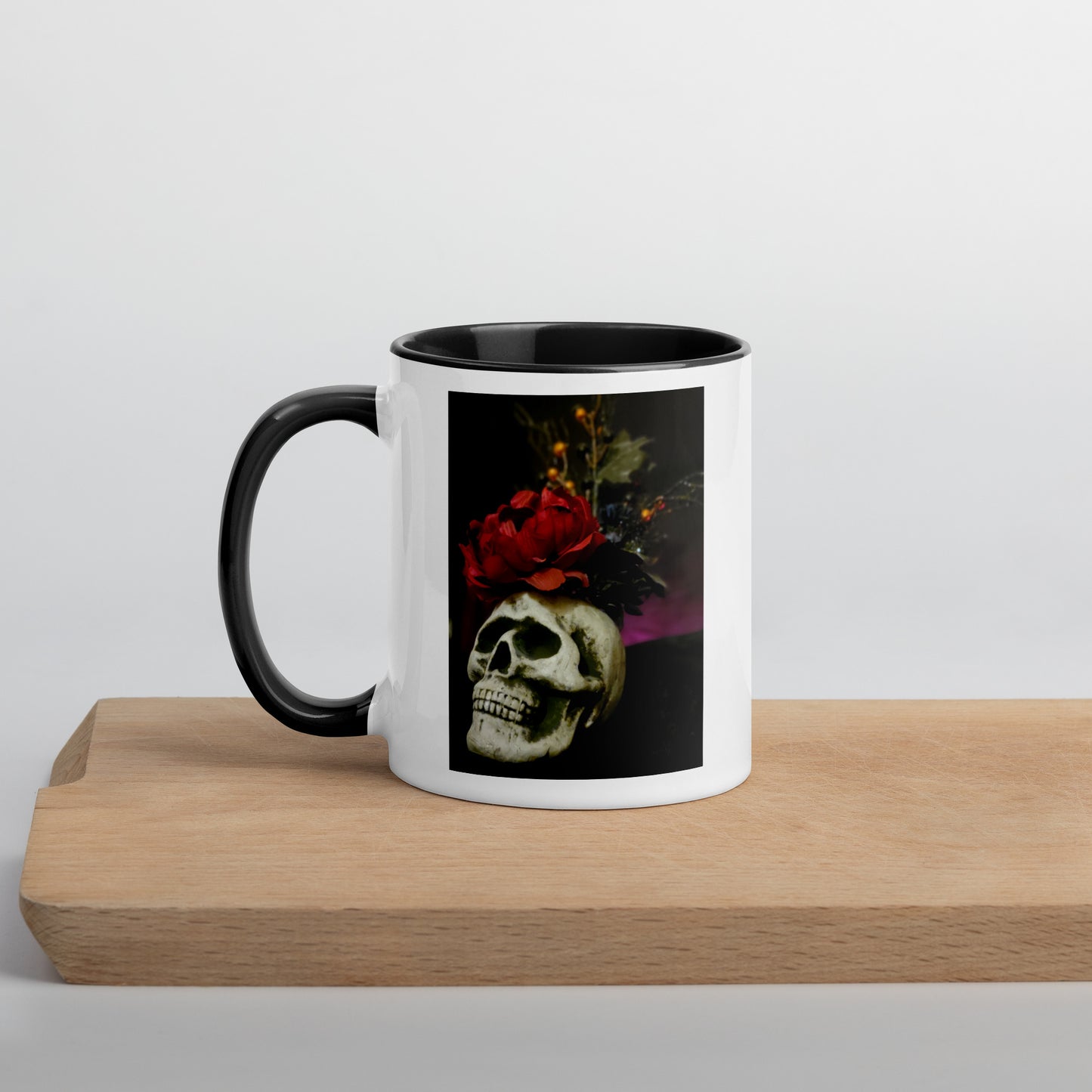 Skull Mug with Color Inside