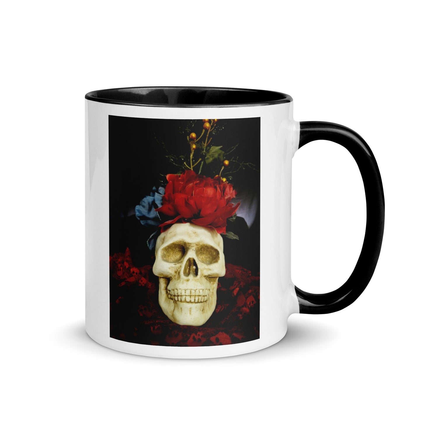 Skull Mug with Color Inside