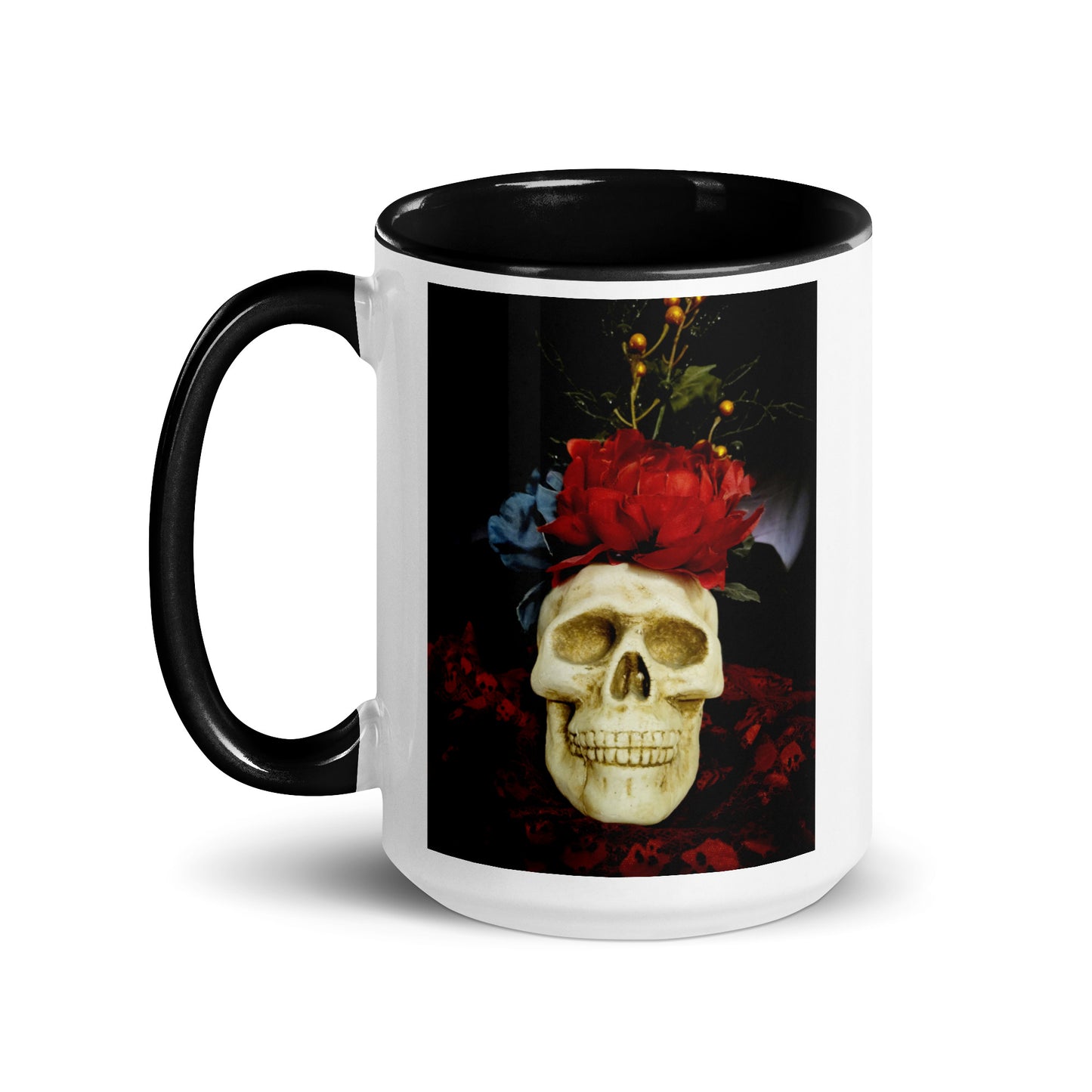 Skull Mug with Color Inside