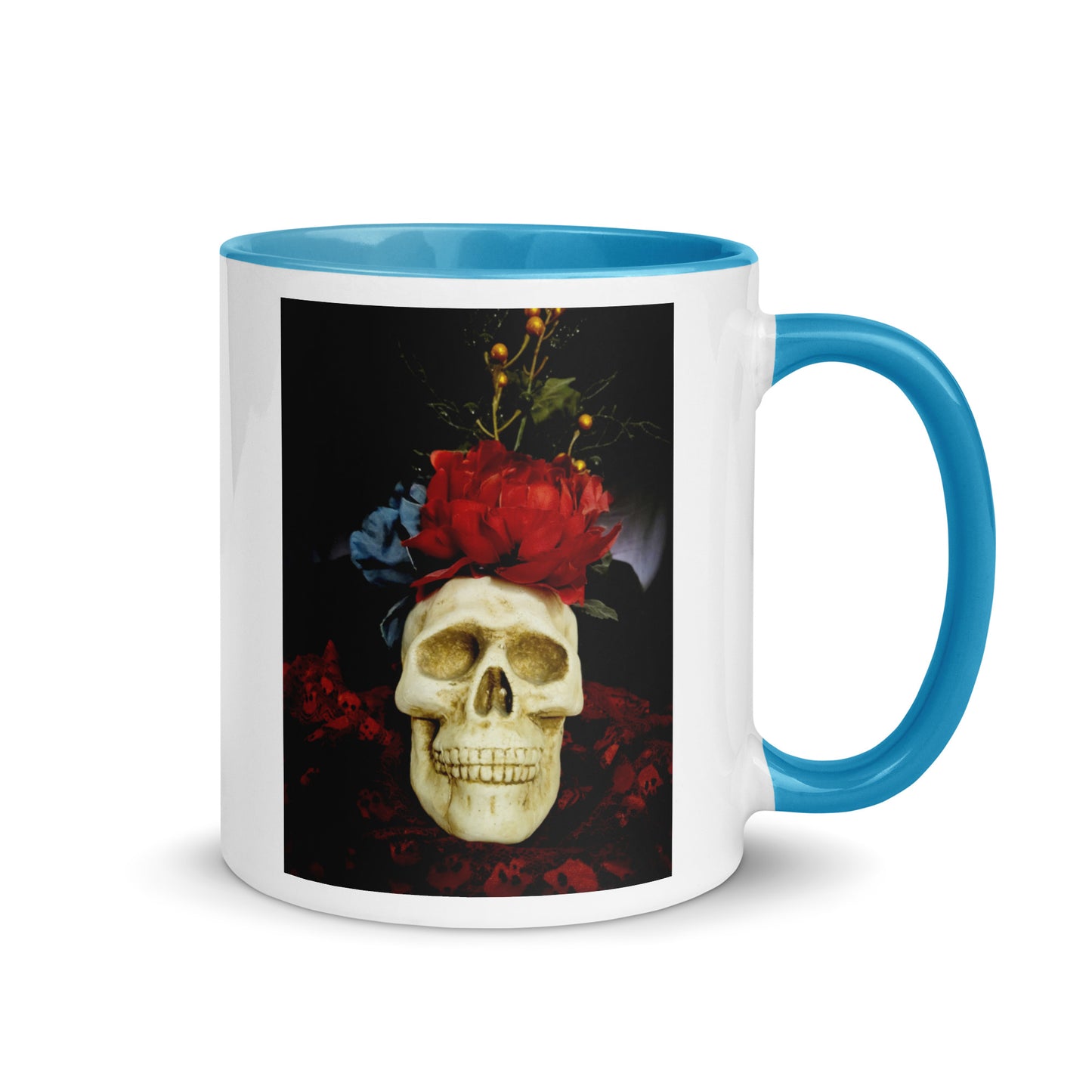 Skull Mug with Color Inside