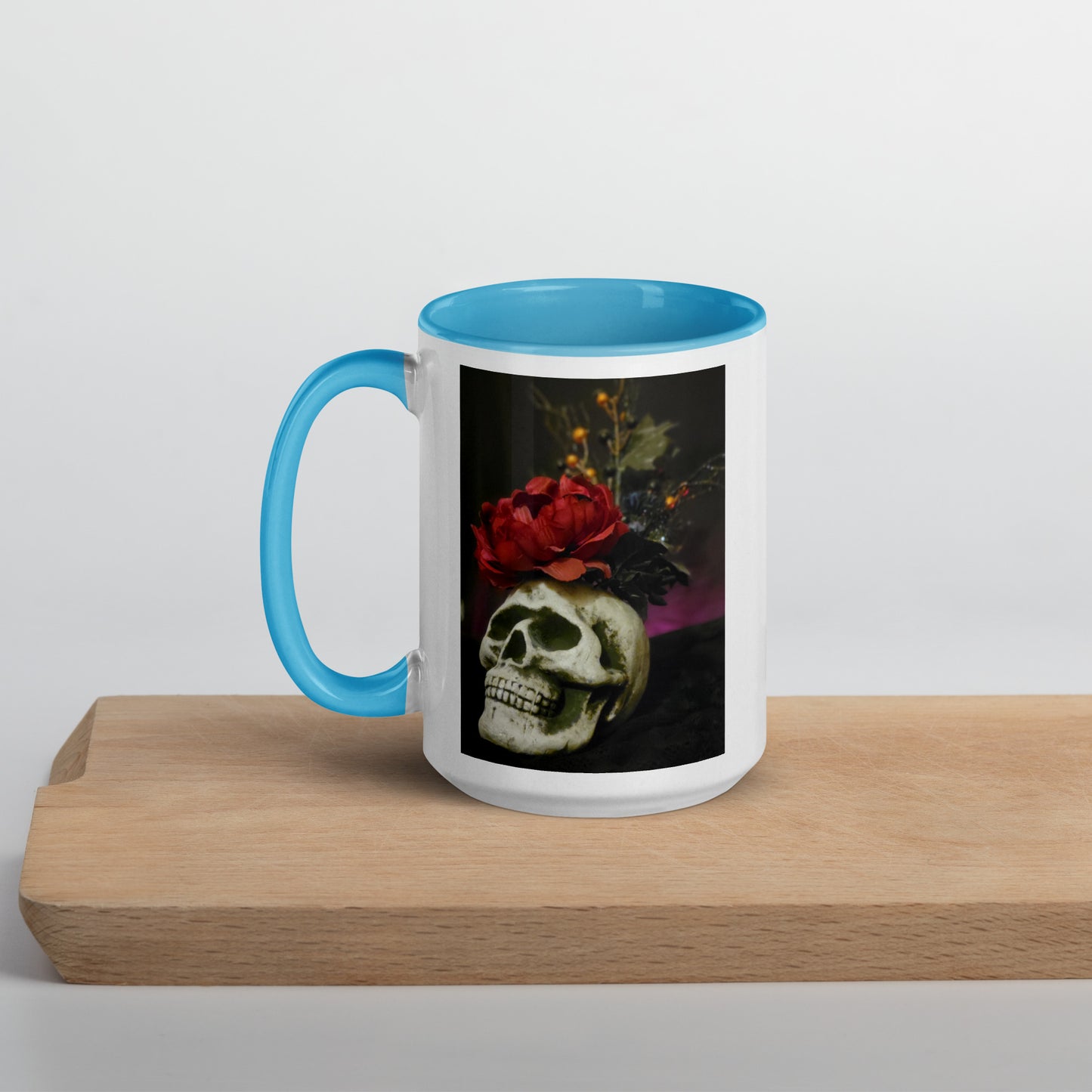 Skull Mug with Color Inside