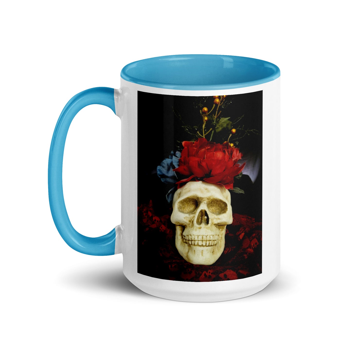 Skull Mug with Color Inside