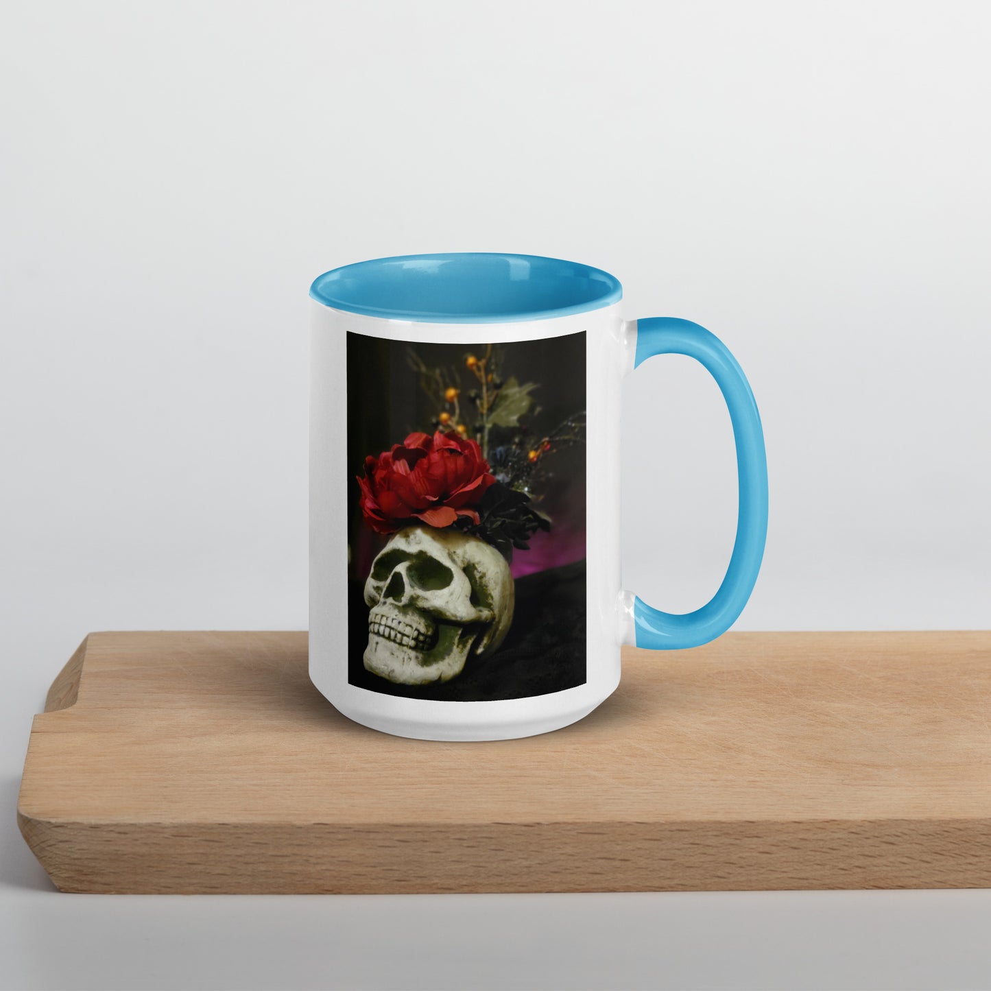 Skull Mug with Color Inside