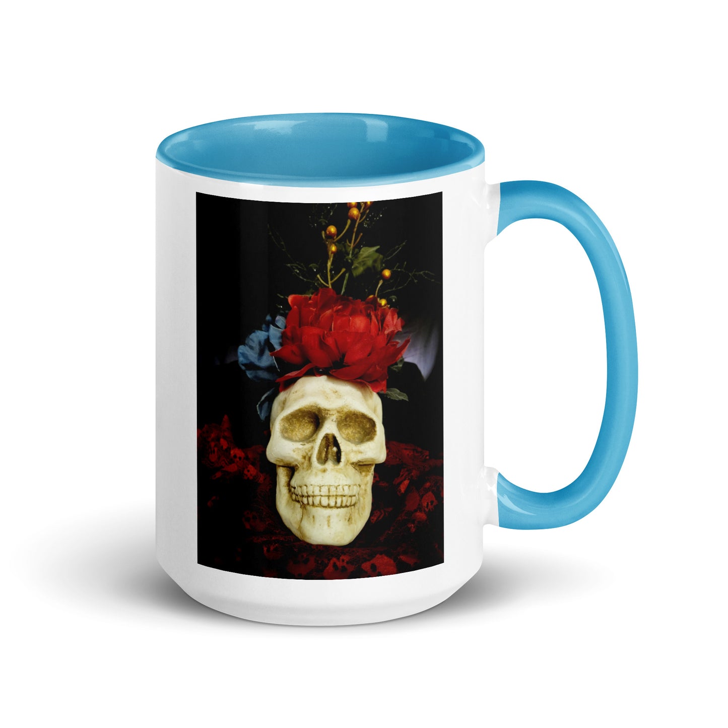 Skull Mug with Color Inside