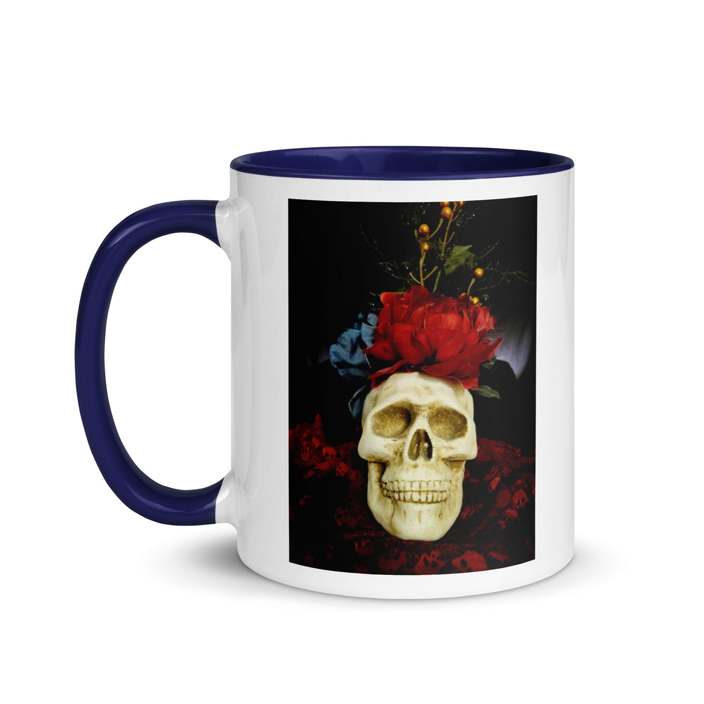 Skull Mug with Color Inside