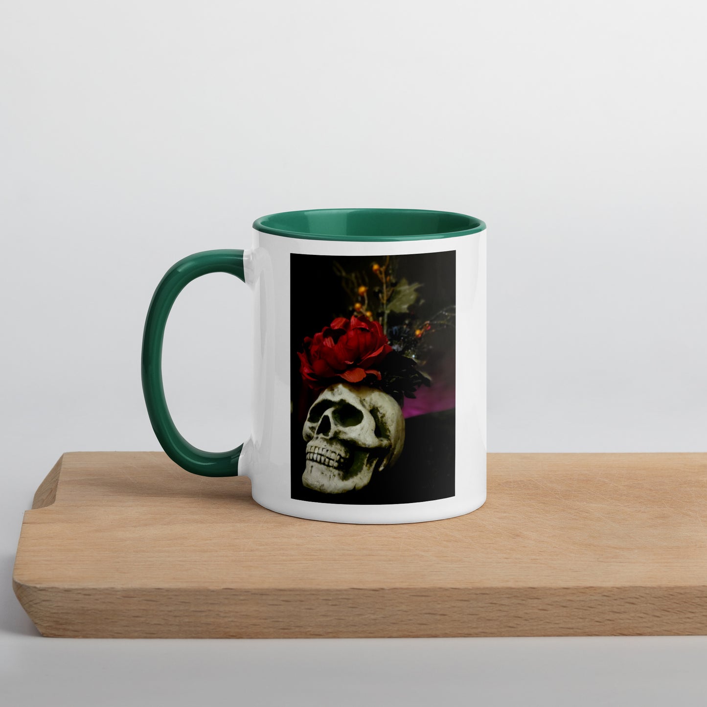 Skull Mug with Color Inside