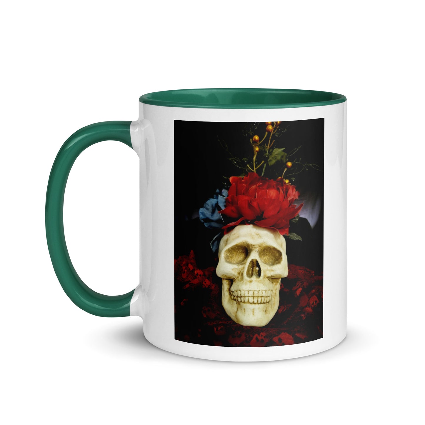 Skull Mug with Color Inside