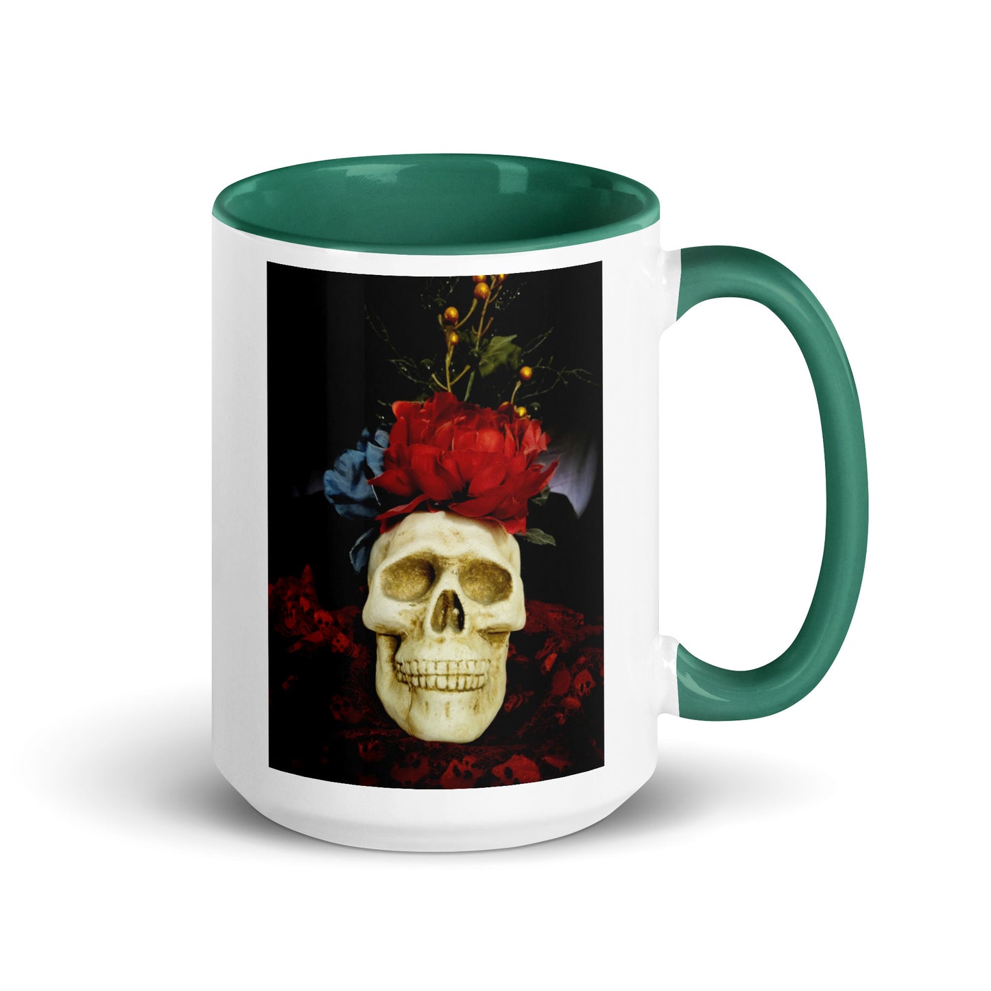 Skull Mug with Color Inside