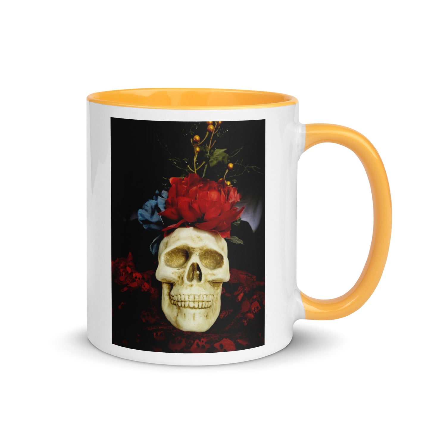 Skull Mug with Color Inside