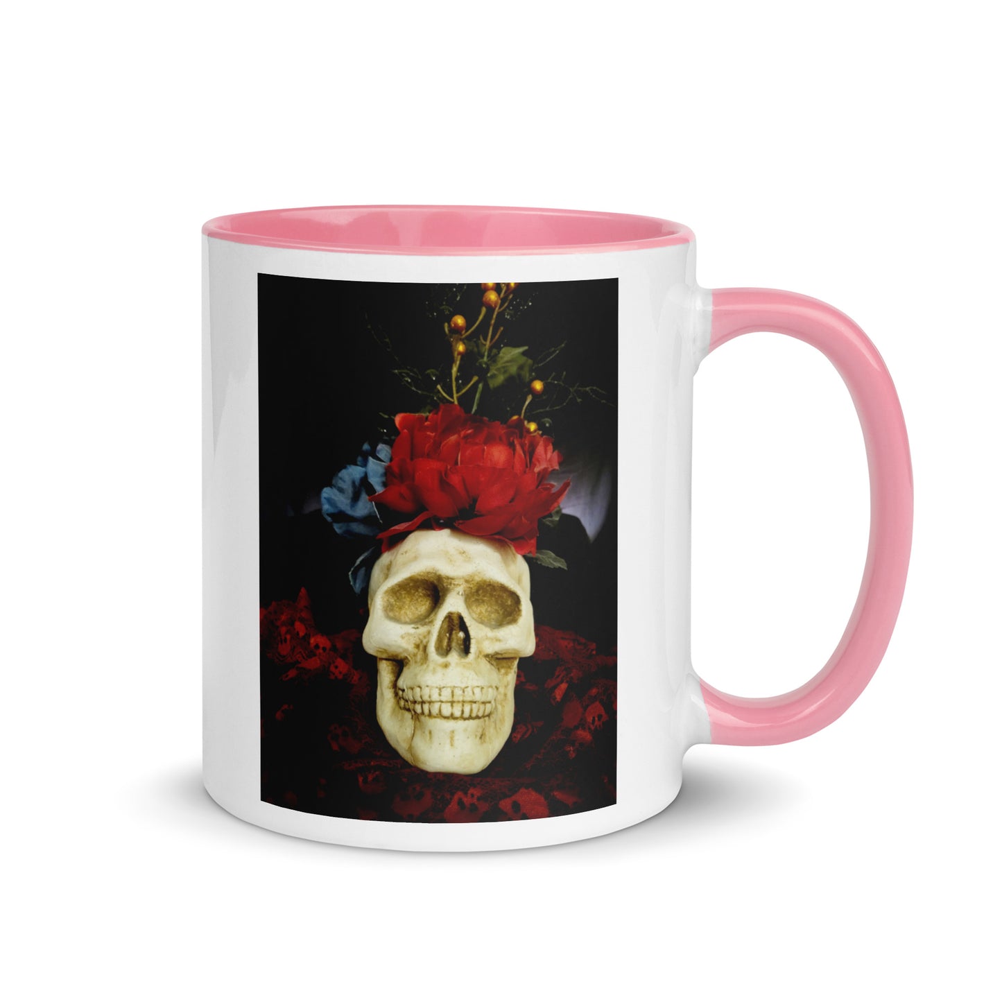 Skull Mug with Color Inside