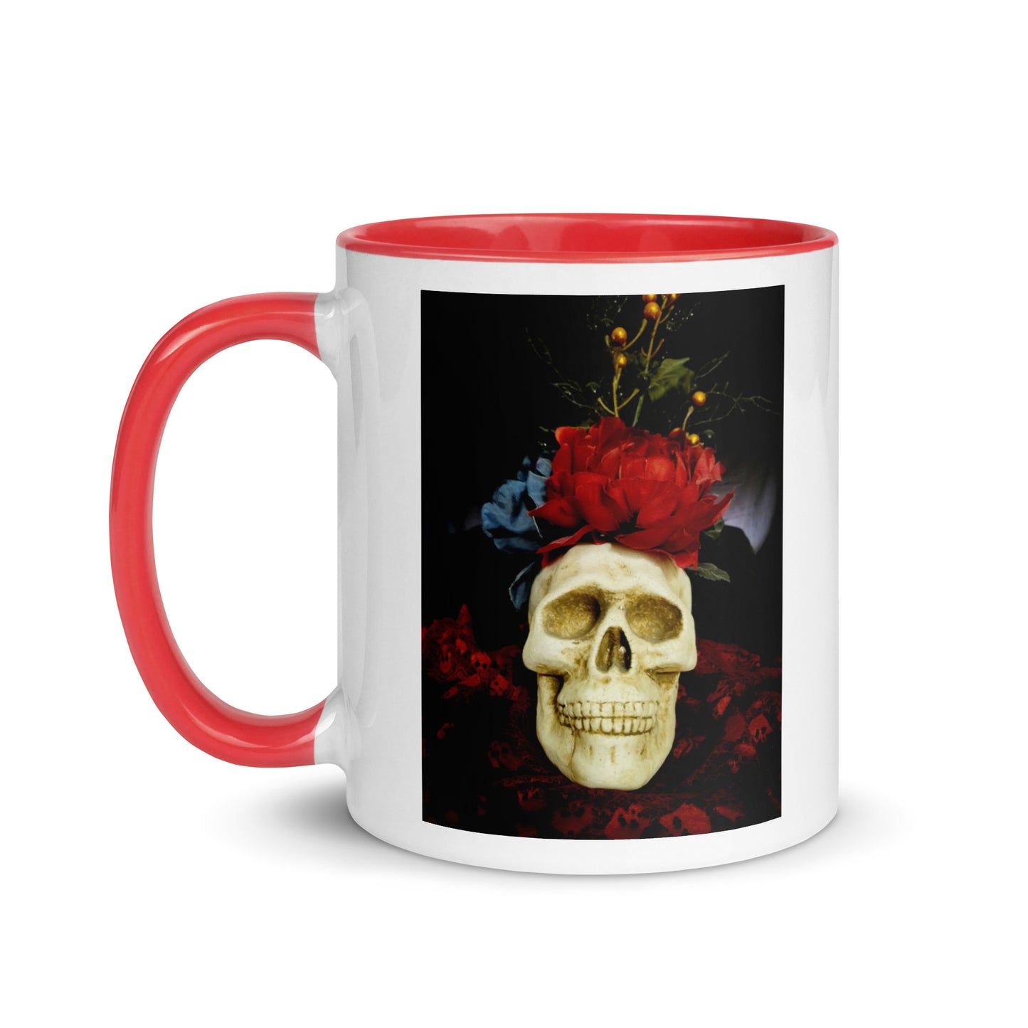 Skull Mug with Color Inside