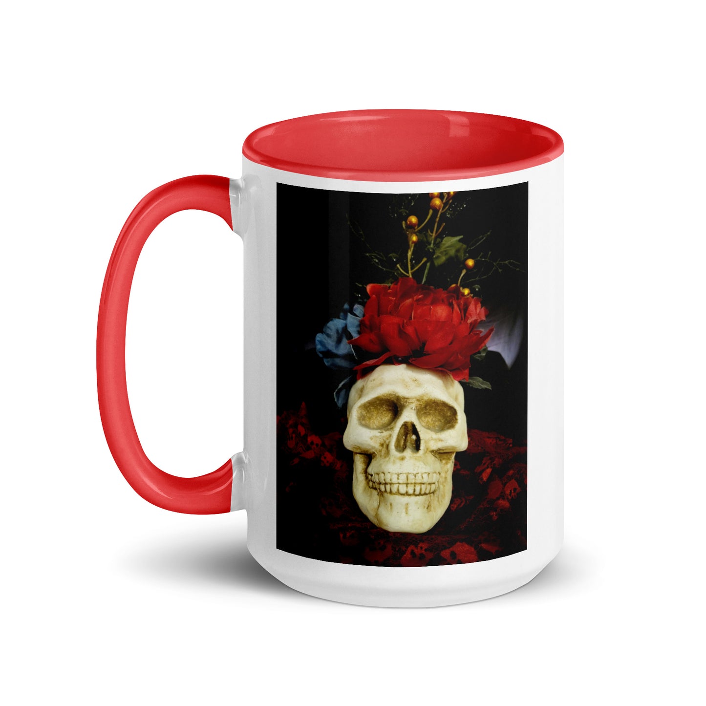 Skull Mug with Color Inside